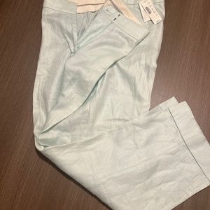 J Crew Cropped linen pants